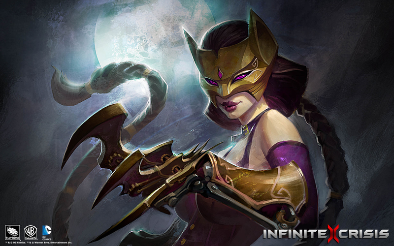 Illustration for article titled Mecha Superman And More Infinite Crisis Wallpapers